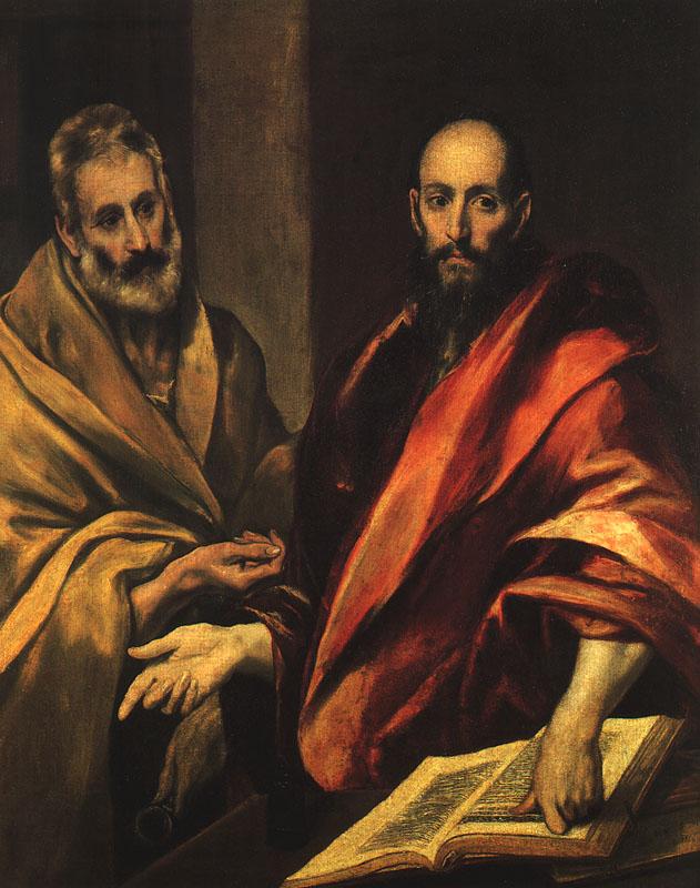 El Greco Apostles Peter and Paul Sweden oil painting art